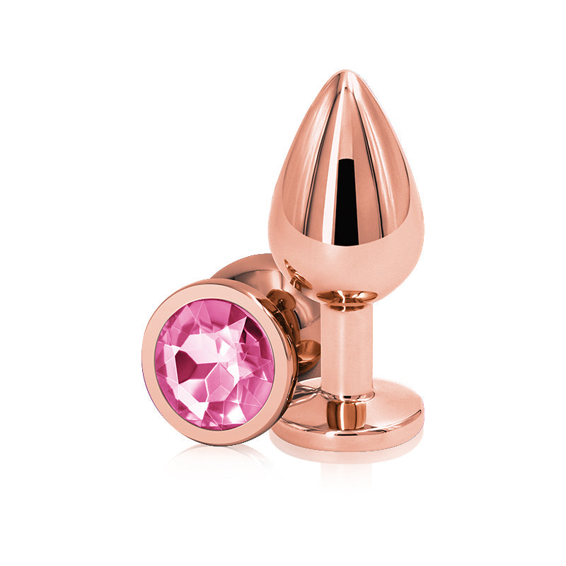 Rear Assets Rose Gold Plug - Medium, Pink - Thorn & Feather