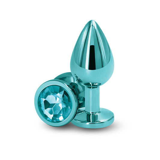 Rear Assets Butt Plug - Medium, Teal - Thorn & Feather