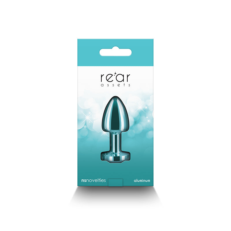 Rear Assets Butt Plug - Petite, Teal - Thorn & Feather