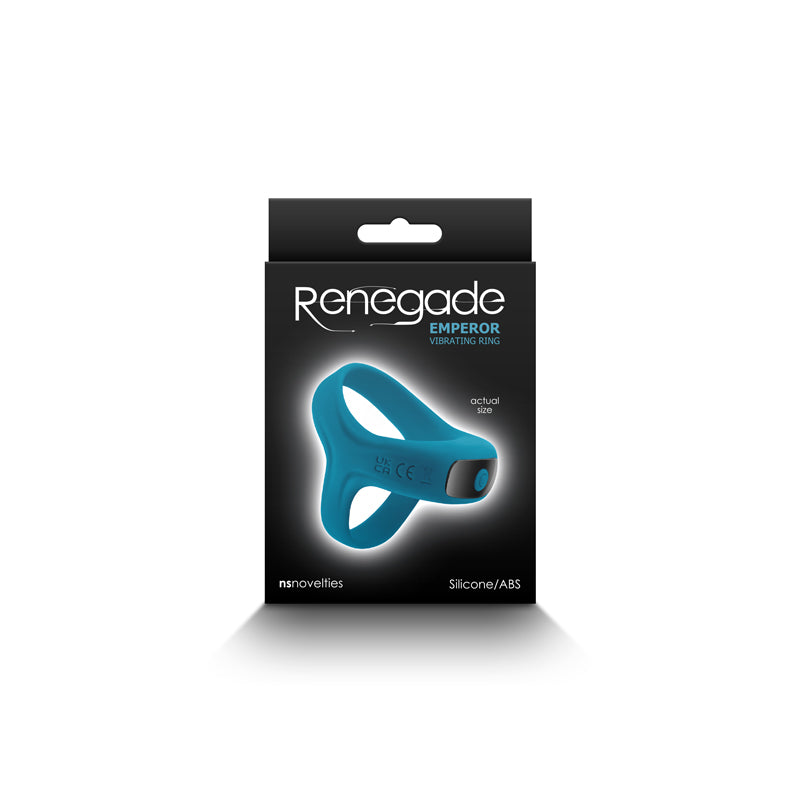 Renegade Emperor Vibrating Ring - Teal - Thorn & Feather