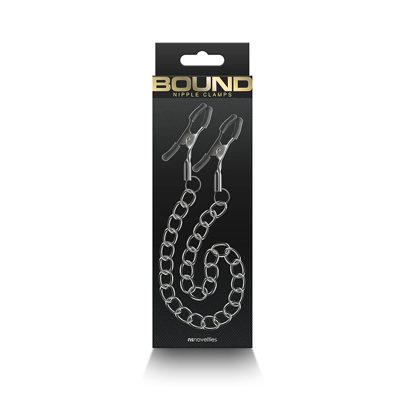 Bound DC2 Nipple Clamps - Gunmetal - Thorn & Feather