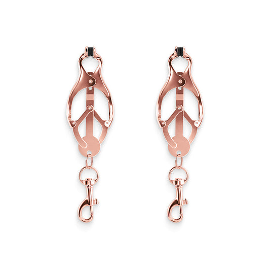 Bound C3 Nipple Clamps - Rose Gold - Thorn & Feather