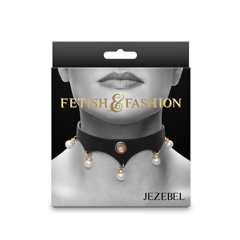 Fetish & Fashion Jezebel Collar - Black