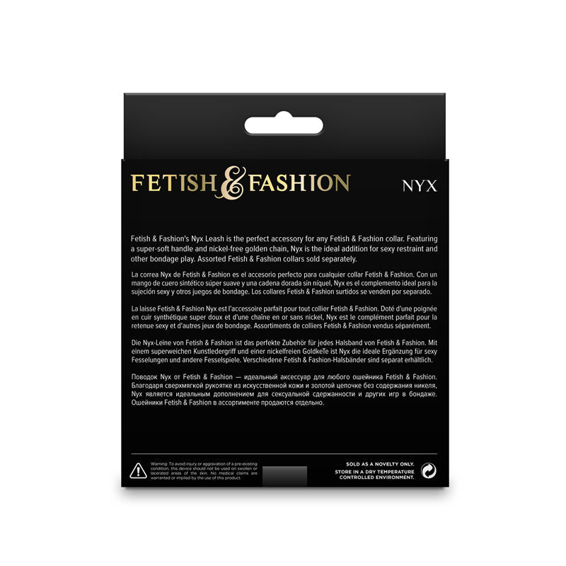 Fetish & Fashion Nyx Leash - Black