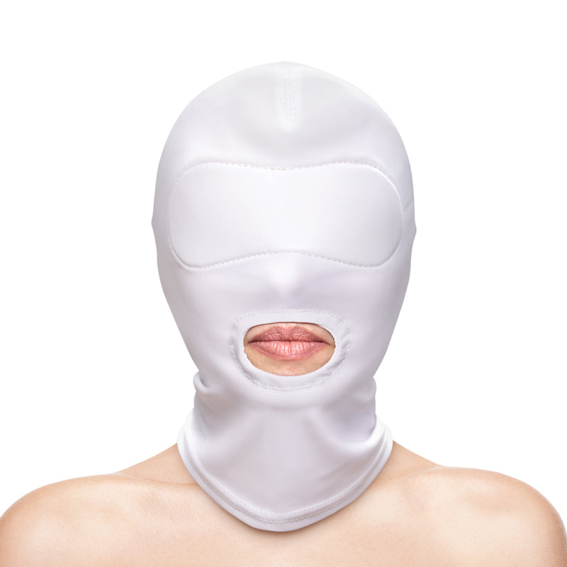 Fetish & Fashion Mouth Hood - White