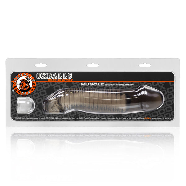 Oxballs Muscle Cocksheath Penis Extender - Smoke