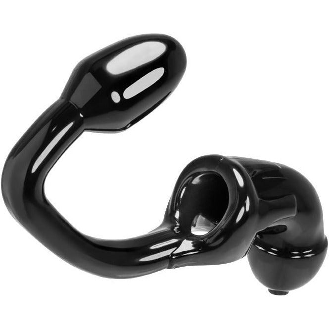 Oxballs Tailpipe Ass-Lock & Cock-Lock - Black