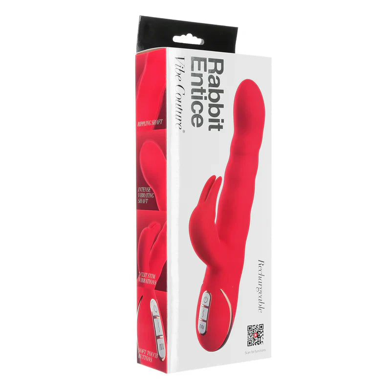 Vibe Couture - Rabbit Entice Rechargeable Vibrator  Pink