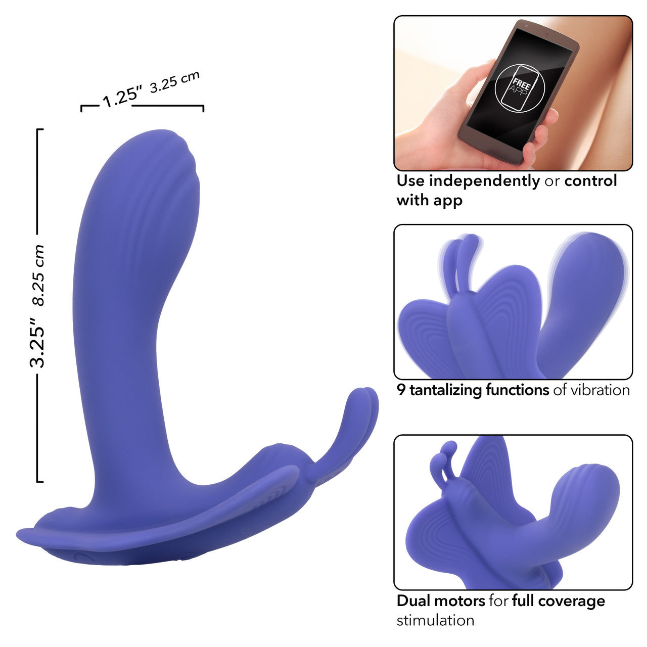 Connect App Controlled Venus Butterfly Vibrator