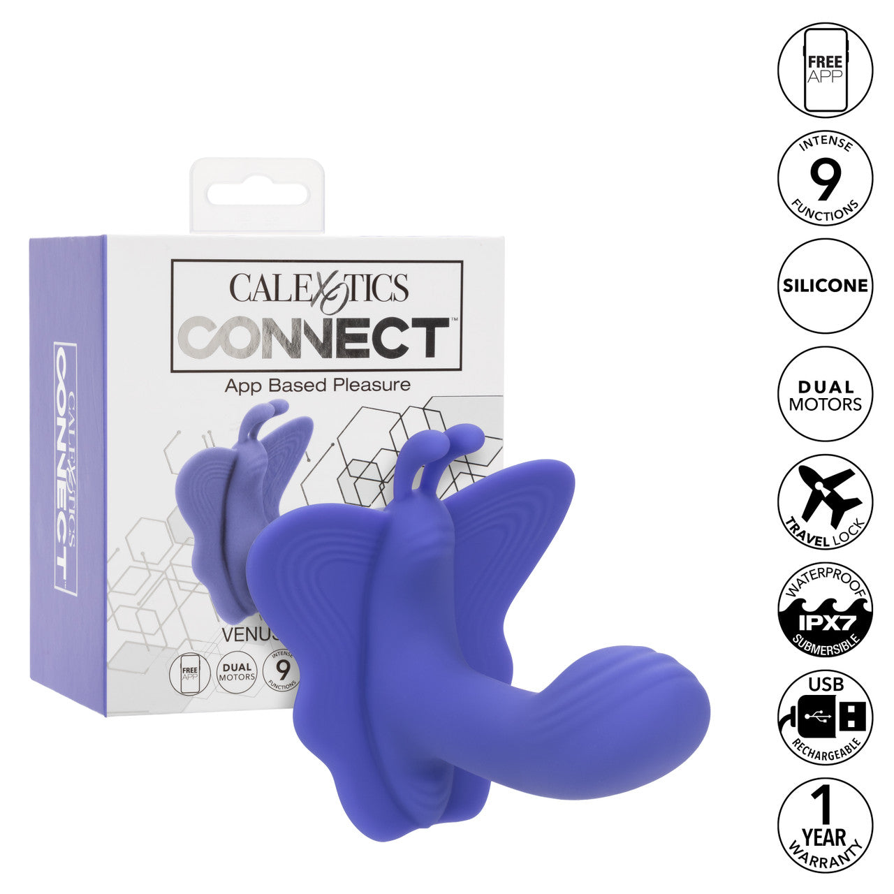 Connect App Controlled Venus Butterfly Vibrator