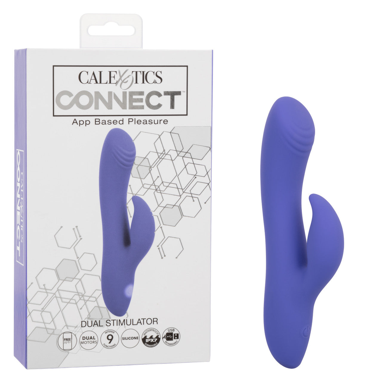 Connect App Controlled Dual Stimulator Vibrator