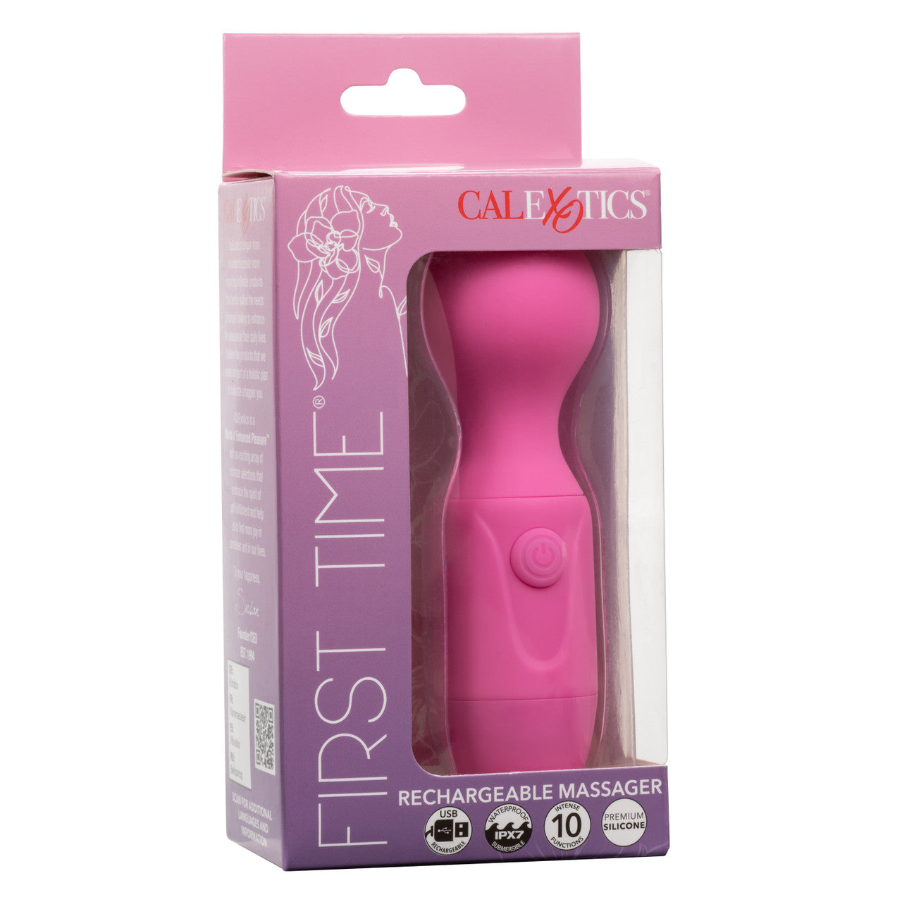 First Time Rechargeable Massager - Pink