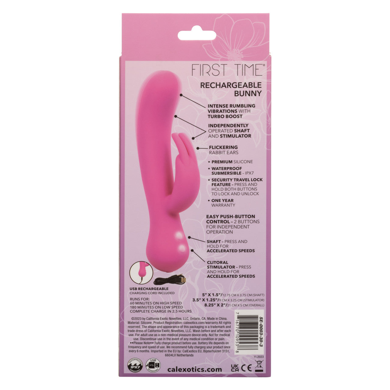 First Time Rechargeable Bunny Vibrator