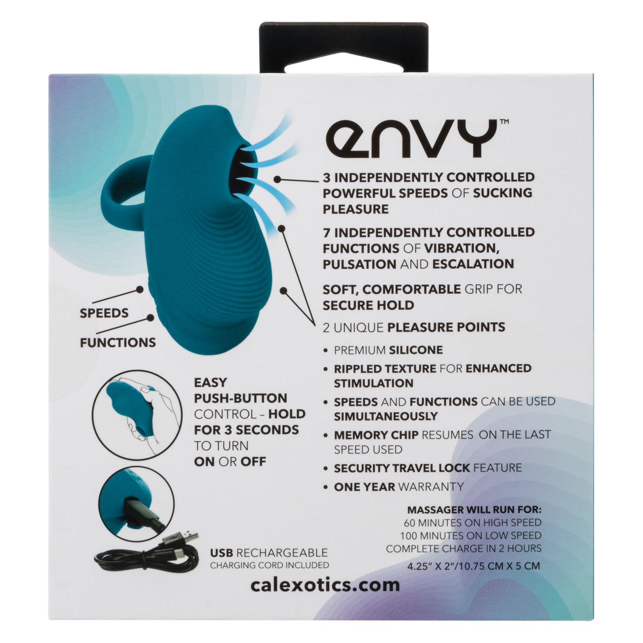 Envy Handheld Suction Massager