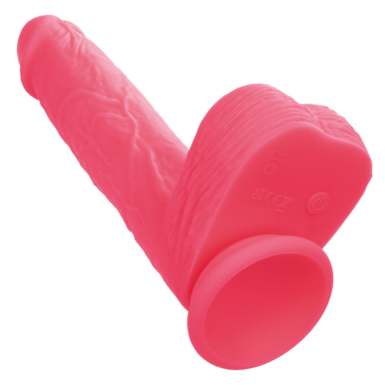 Rechargeable Rumbling & Thrusting Silicone Studs Dildo