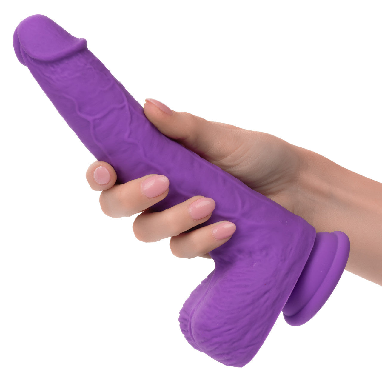 Rechargeable Gyrating & Thrusting Silicone Studs Dildo