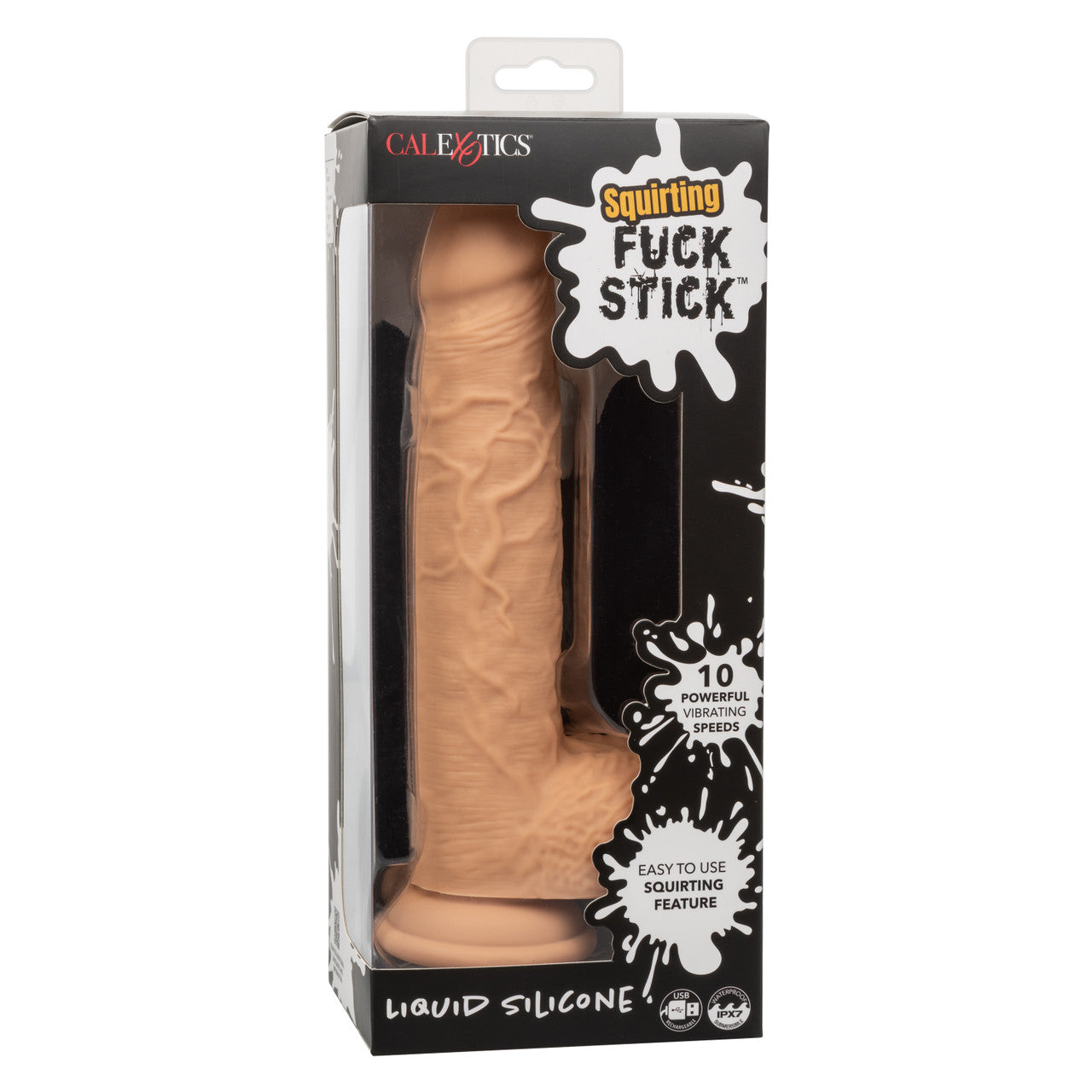 Squirting Fuck Stick Realistic Dildo - Ivory