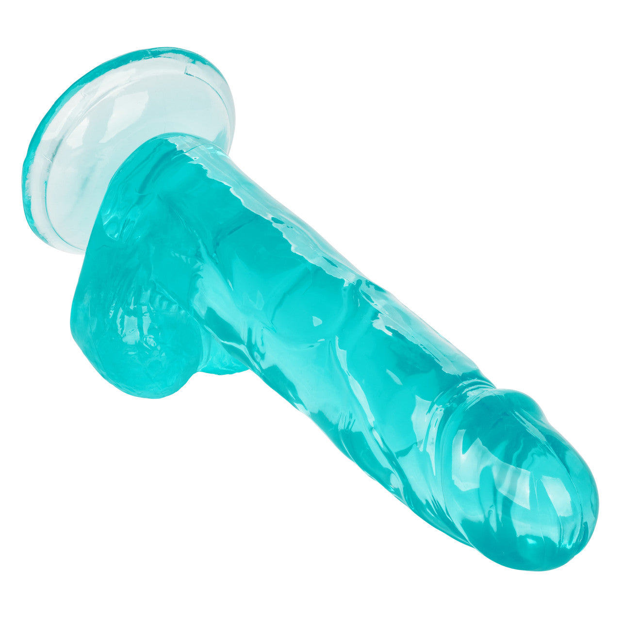 Size Queen 6"/15.25 cm Dildo - Blue - Thorn & Feather