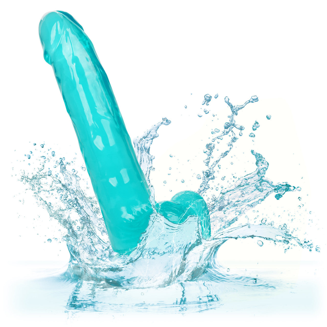 Size Queen 8"/20.25 cm Dildo - Blue - Thorn & Feather