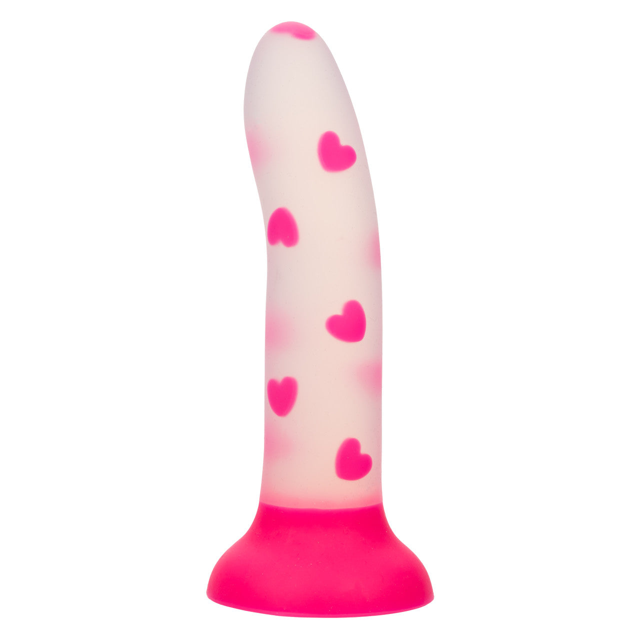 Glow Stick Heart Silicone Dildo