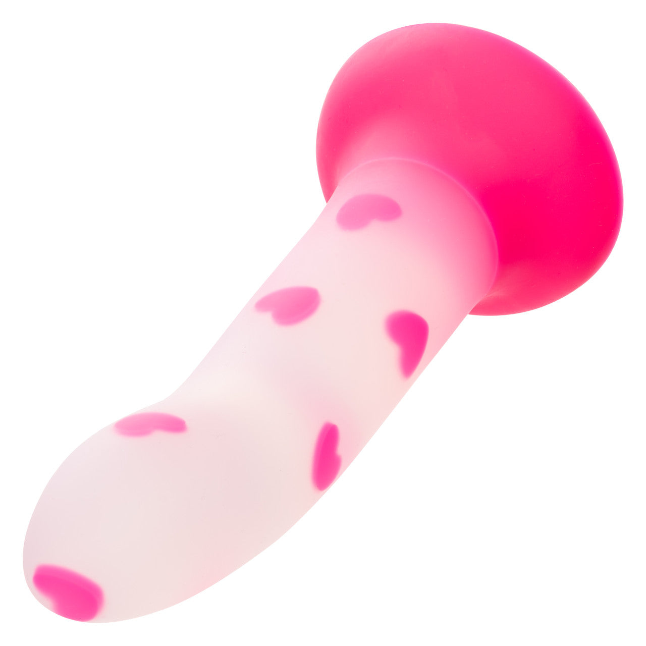 Glow Stick Heart Silicone Dildo