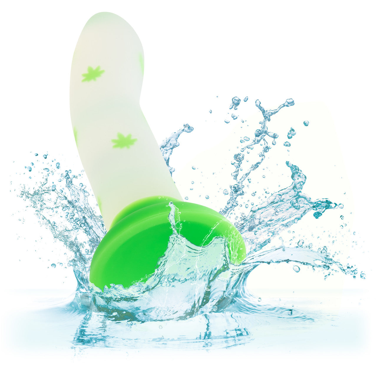 Glow Stick Leaf Silicone Dildo