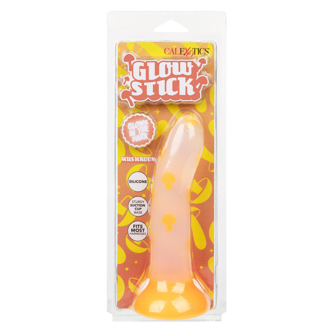 Glow Stick Mushroom Silicone Dildo