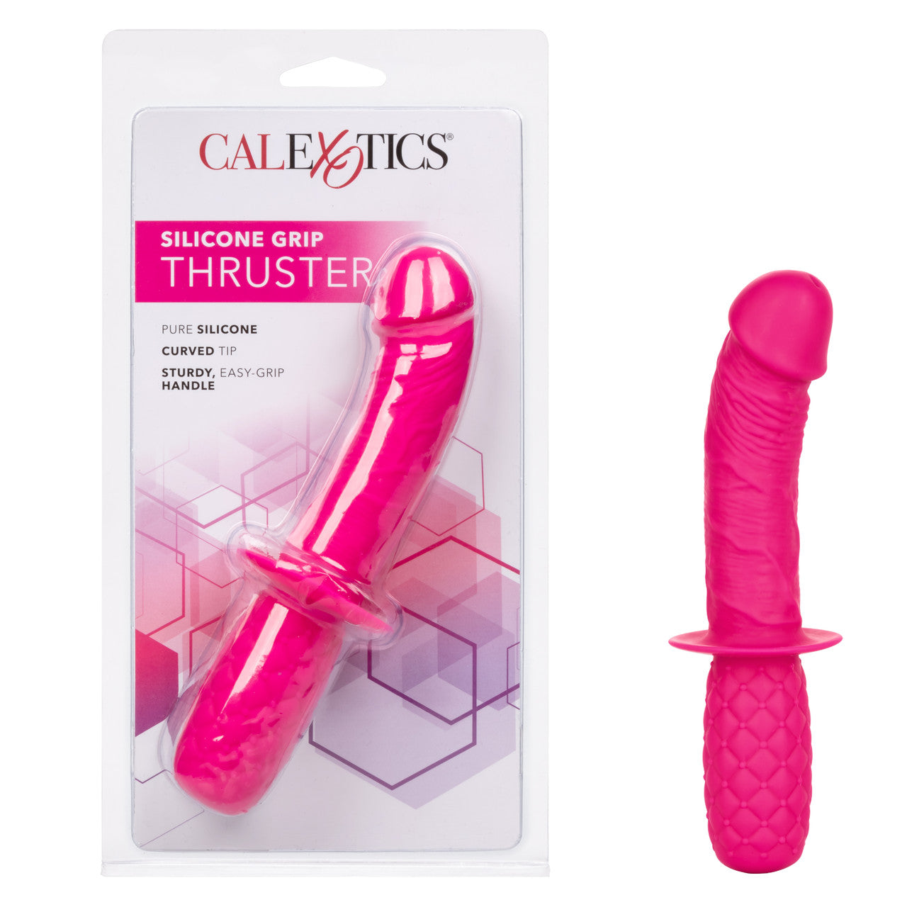 Silicone Grip Thruster - Pink - Thorn & Feather