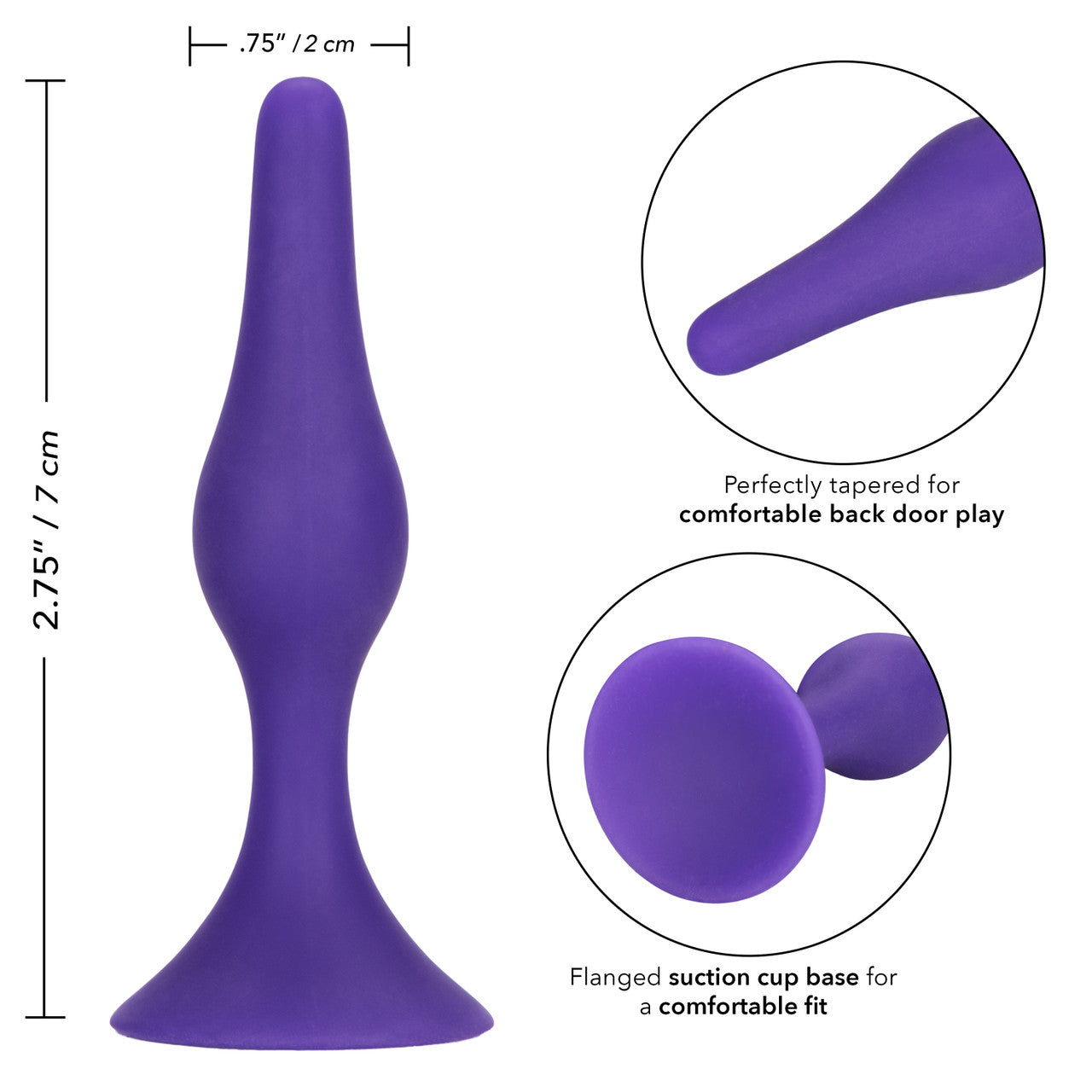 Booty Starter Silicone Plug - Purple