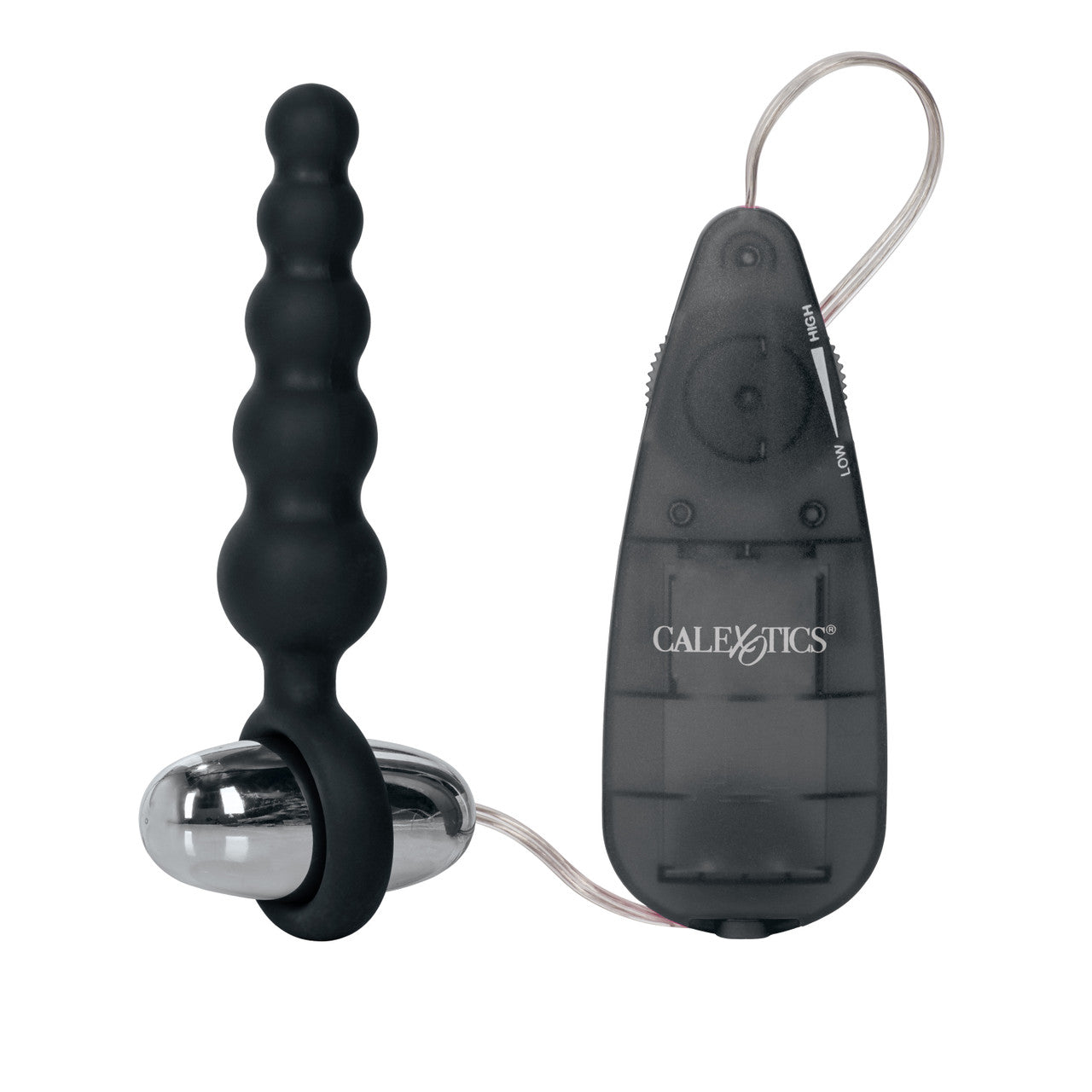 Booty Shaker Anal Bead Vibrator - Black