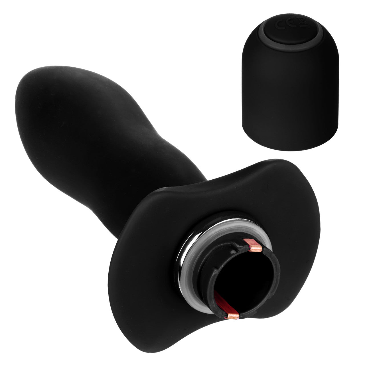 Booty Rocket Vibrating Butt Plug - Black