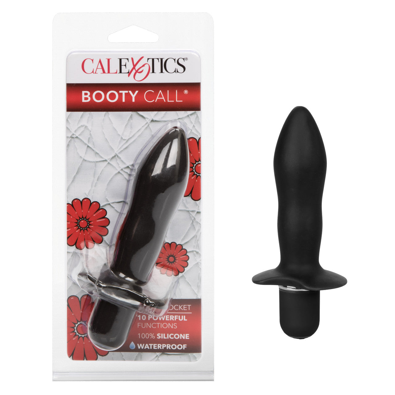 Booty Rocket Vibrating Butt Plug - Black