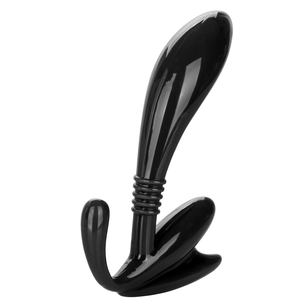 Apollo Curved Prostate Probe - Black - Thorn & Feather