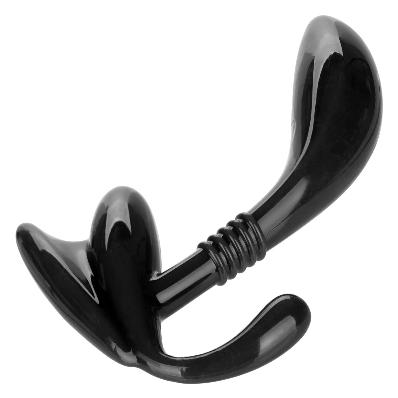 Apollo Curved Prostate Probe - Black - Thorn & Feather