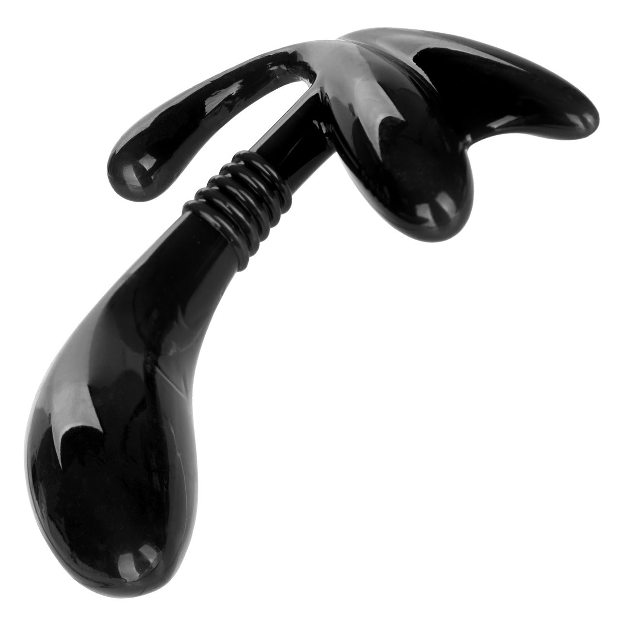 Apollo Curved Prostate Probe - Black - Thorn & Feather