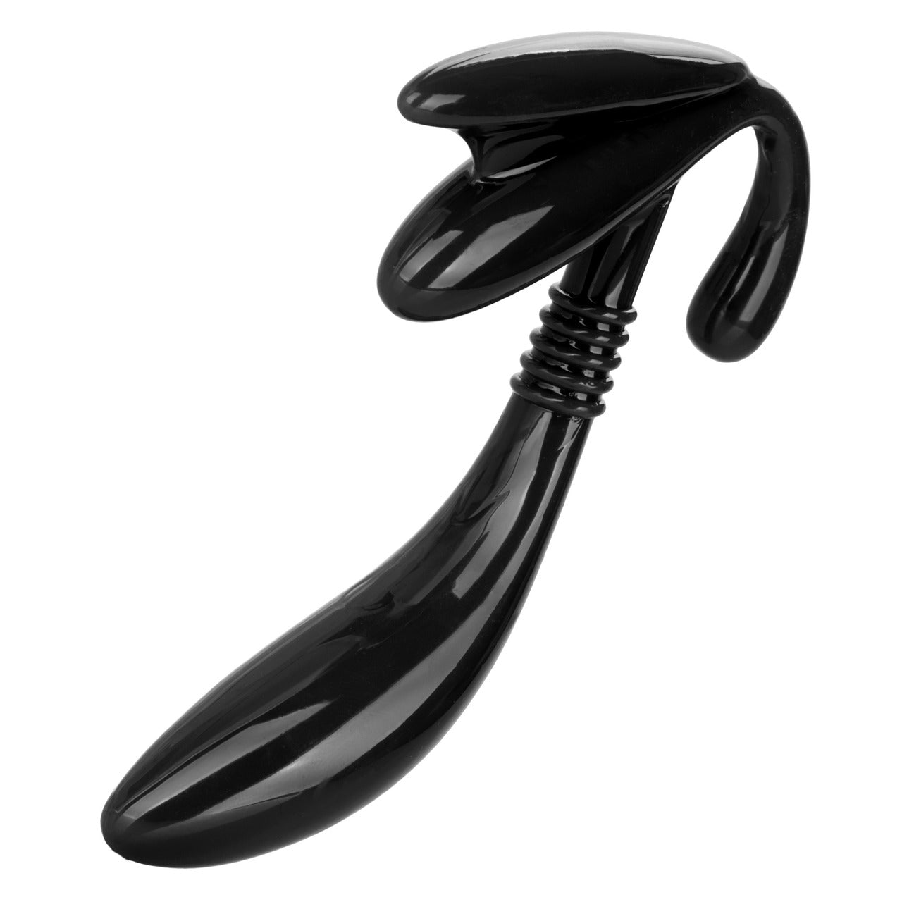 Apollo Curved Prostate Probe - Black - Thorn & Feather