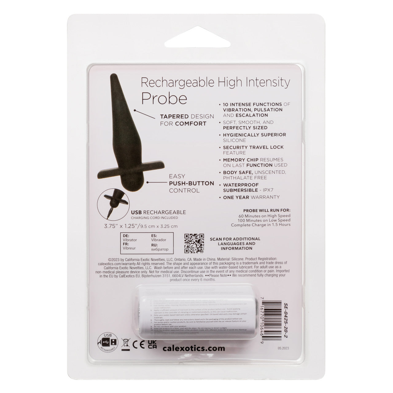 Rechargeable High Intensity Probe - Black