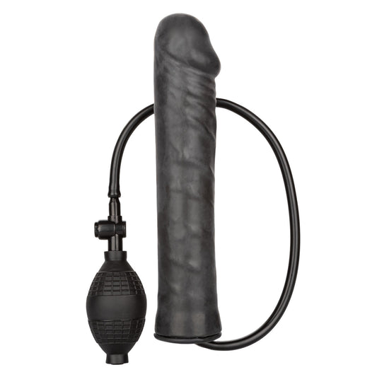 Inflatable Stud 9.5" Black Dildo