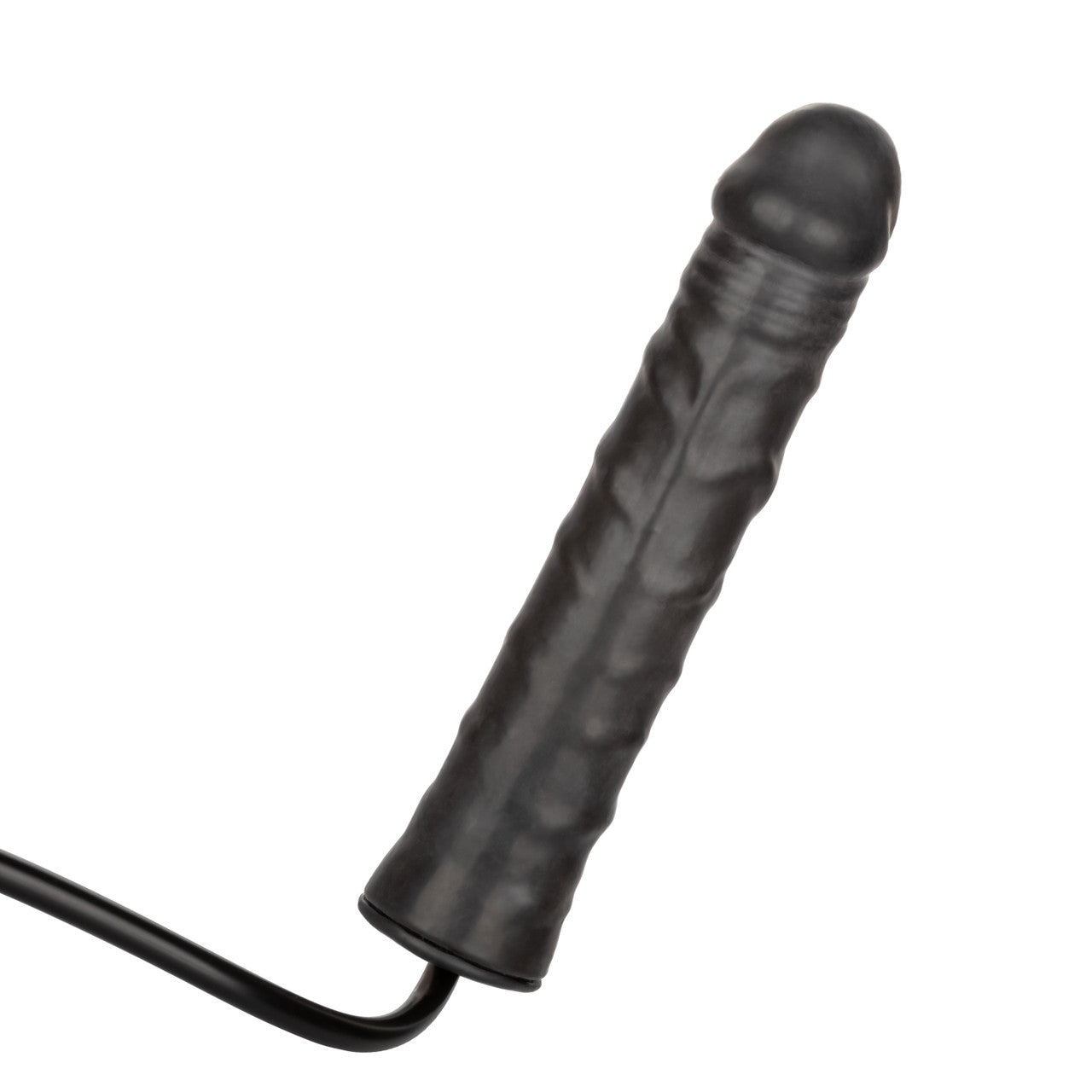 Inflatable Stud 9.5" Black Dildo