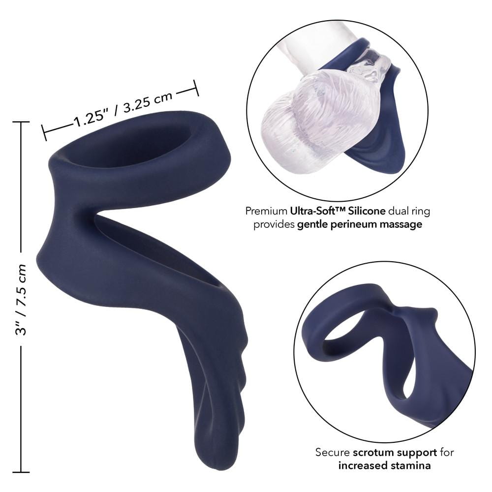 Viceroy Perineum Silicone Dual Ring - Thorn & Feather