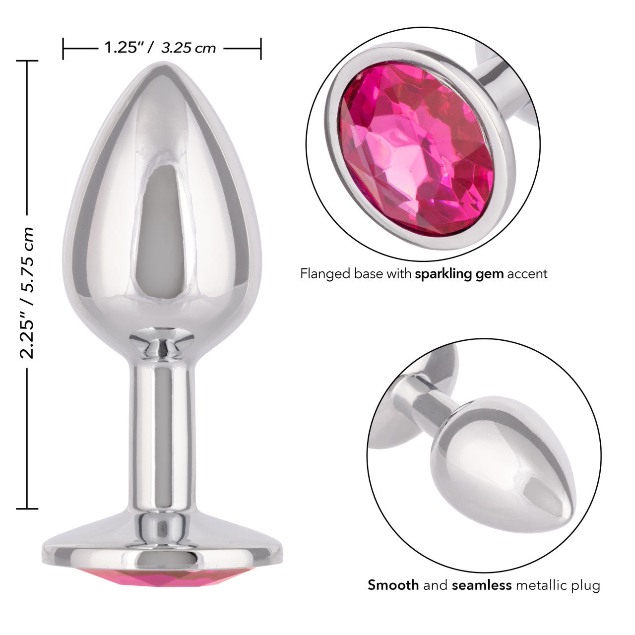 Jewel Small Rose Plug