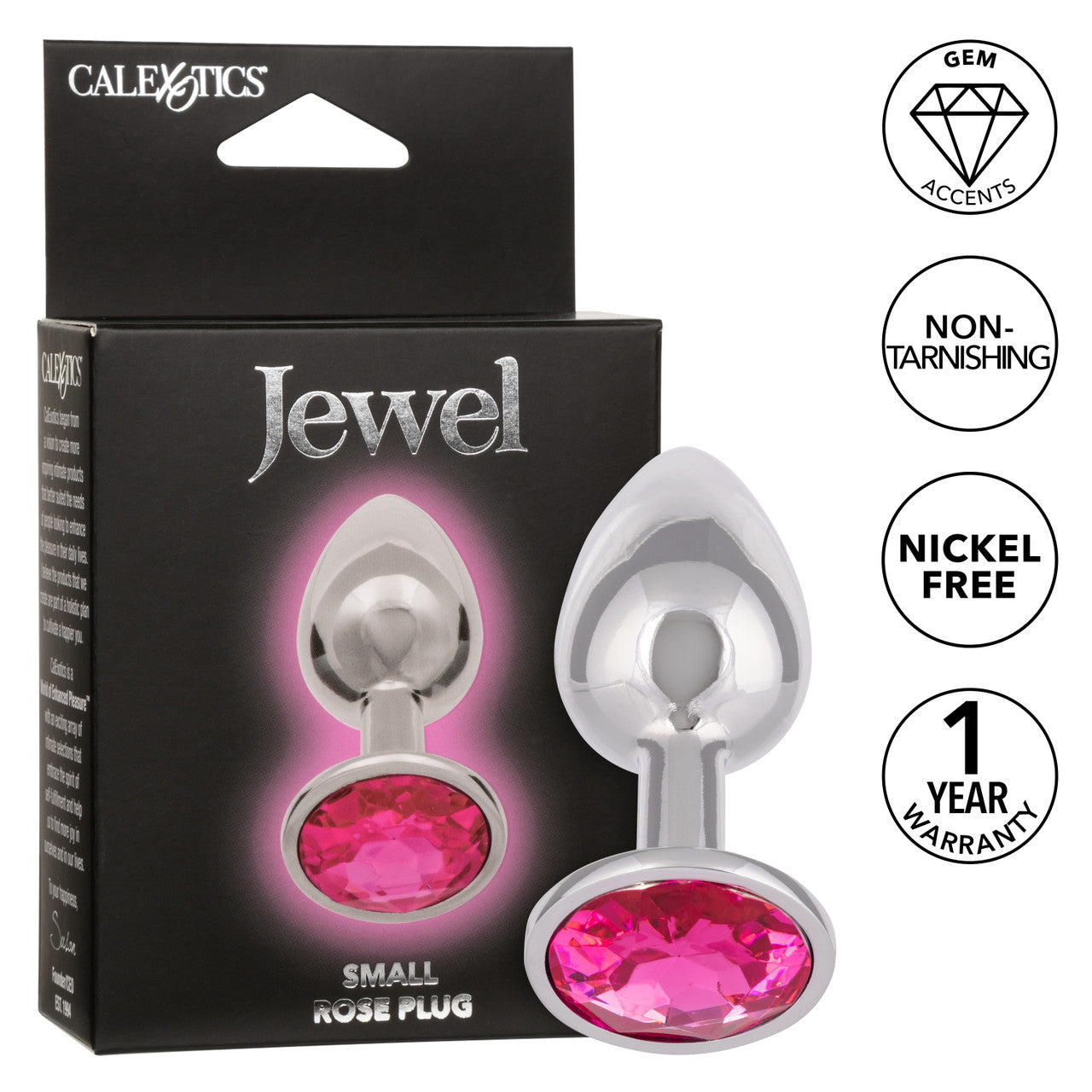 Jewel Small Rose Plug