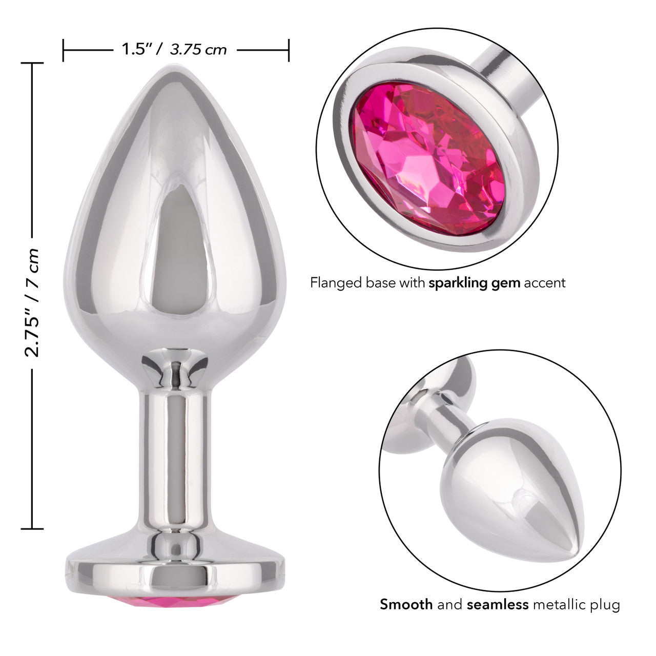 Jewel Large Rose Plug