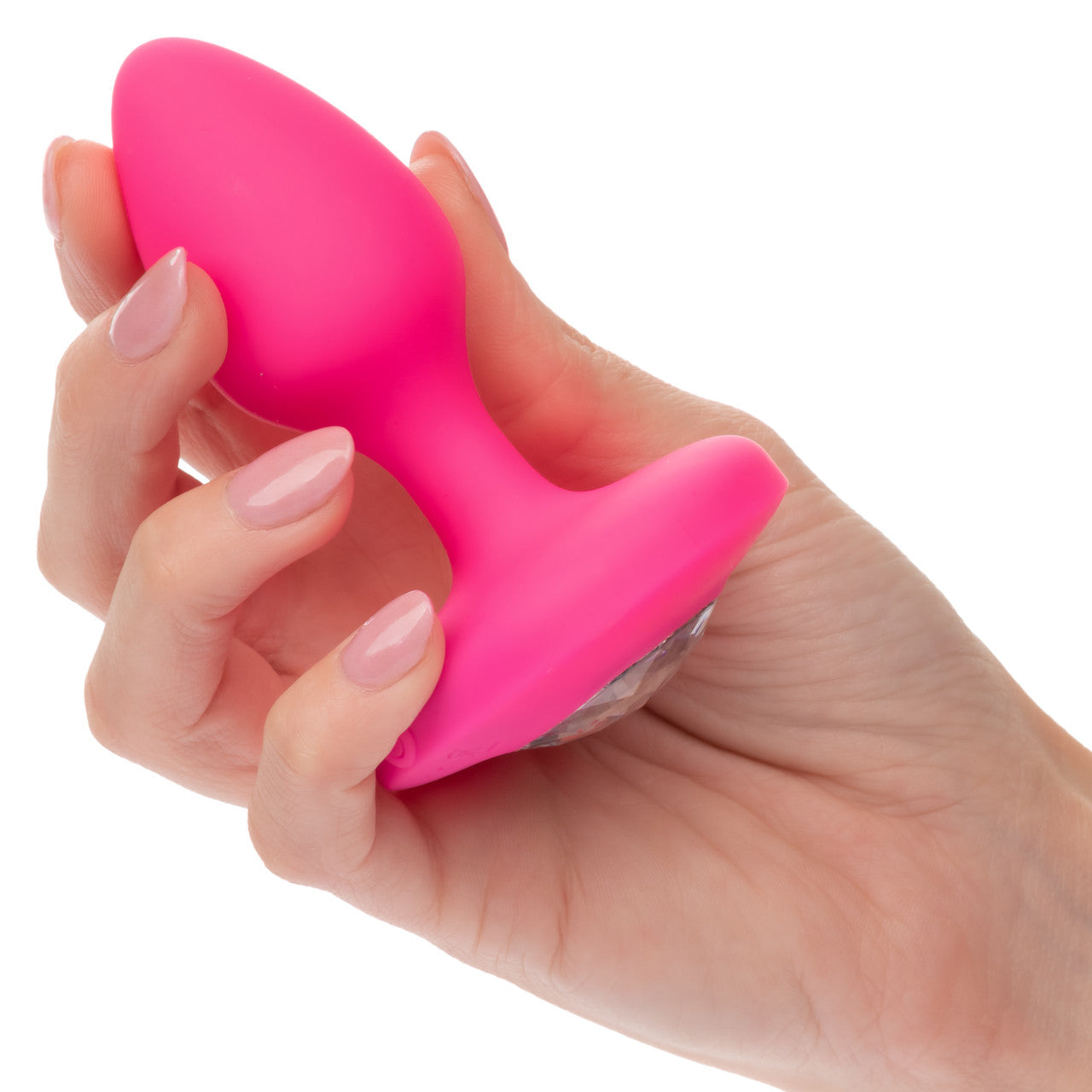 Cheeky Gems Medium Rechargeable Vibrating Probe - Pink - Thorn & Feather