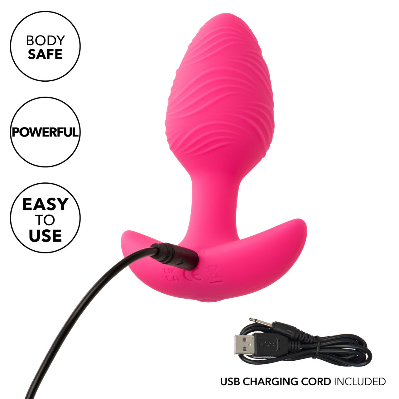 Cheeky Vibrating Glow-In-The-Dark Butt Plug