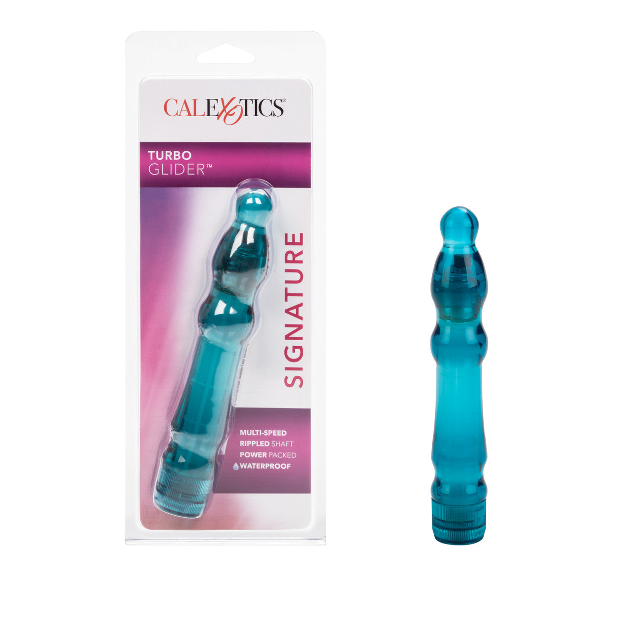 Waterproof Turbo Glider Vibrator - Blueberry - Thorn & Feather