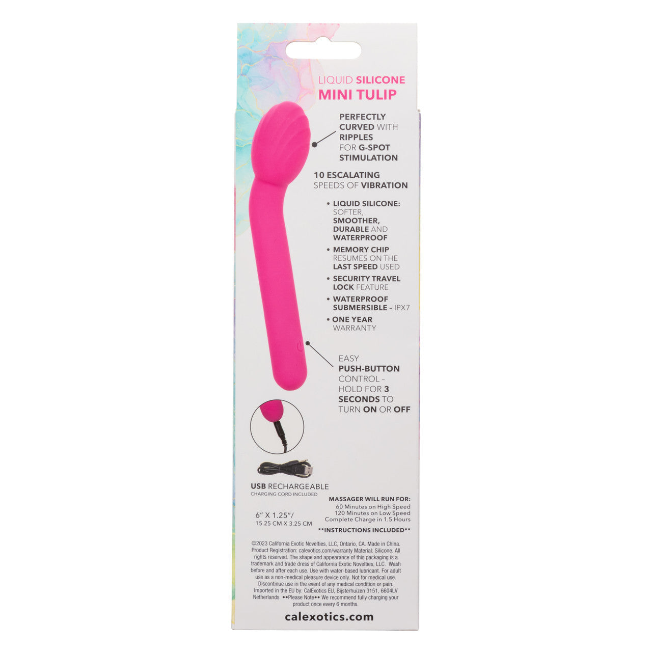 Bliss Liquid Silicone Mini Tulip Stimulator