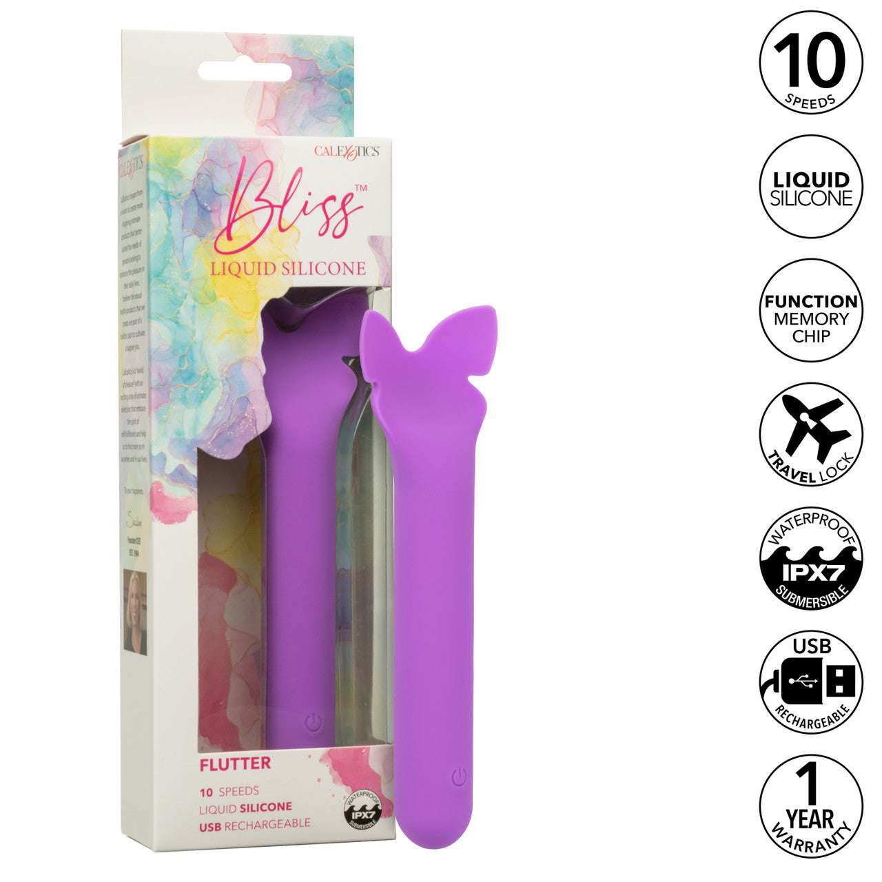 Bliss Liquid Silicone Flutter Vibe