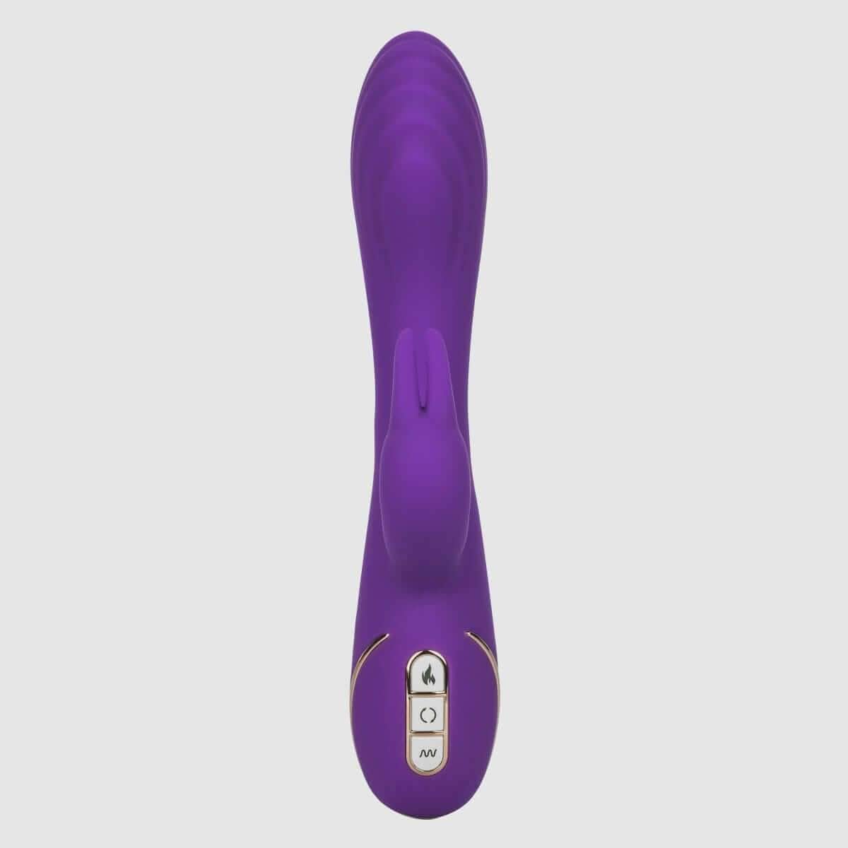 Jack Rabbit Signature Heated Silicone Rotating "G" Rabbit - Thorn & Feather