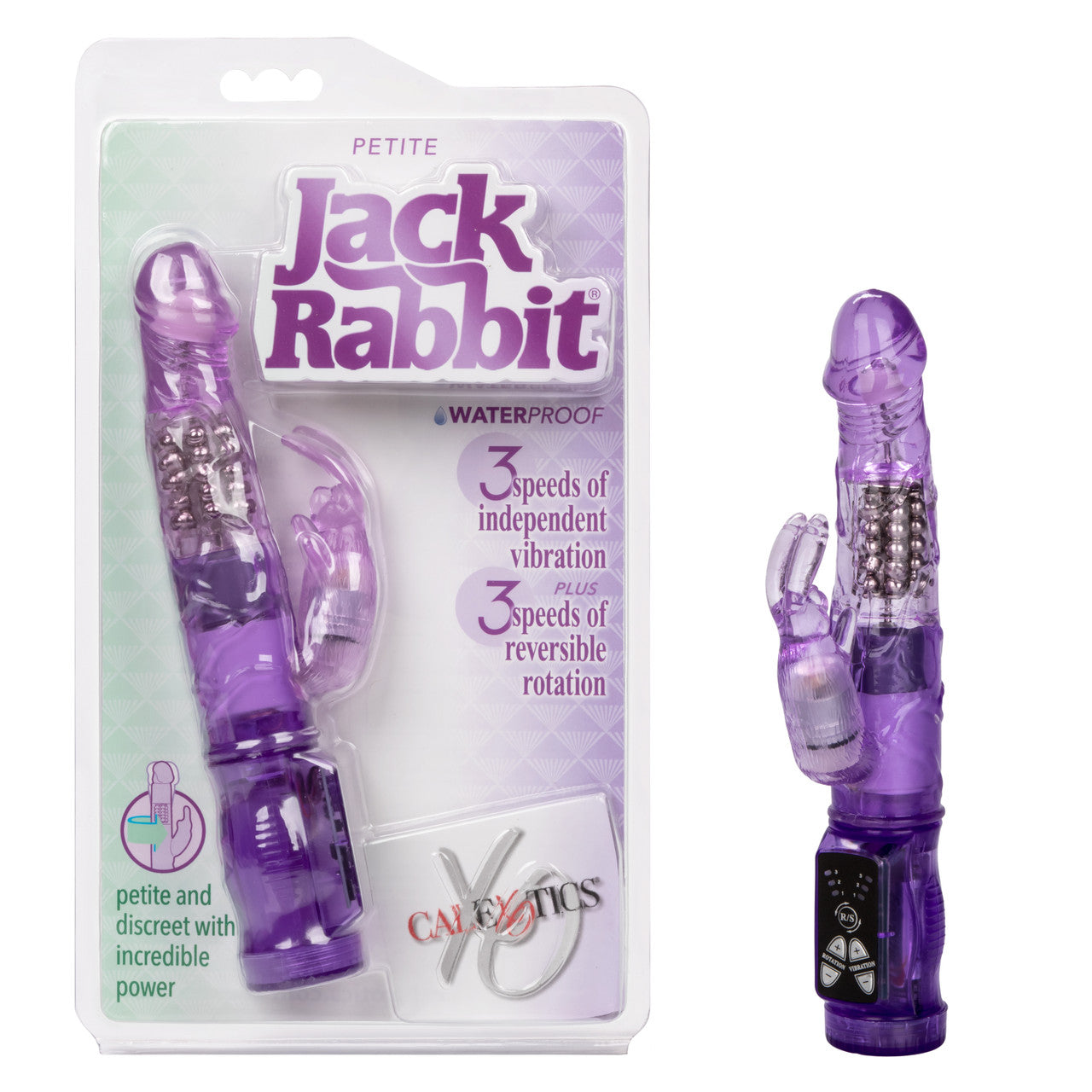 CalExotics Petite Jack Rabbit Vibe - Purple